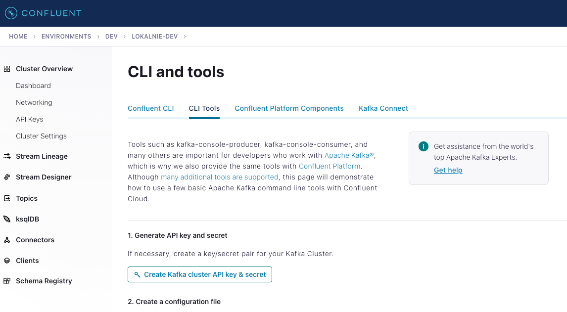 Connecting Kafkactl to a Kafka cluster on Confluent Cloud.png